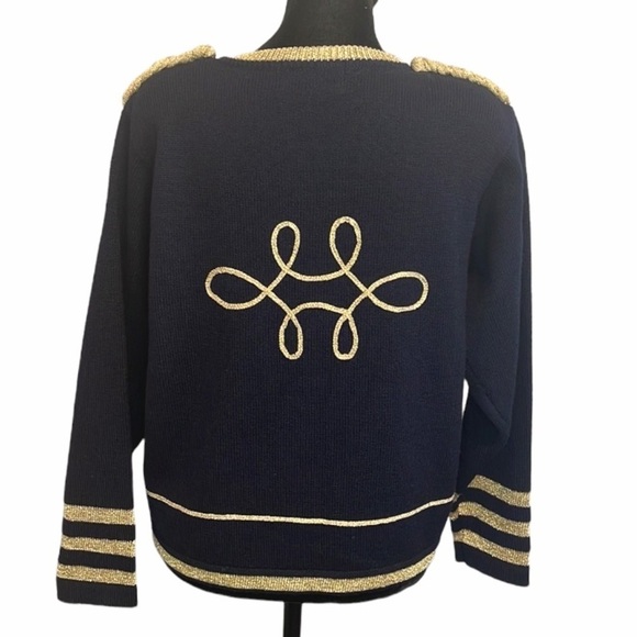 Premier Collection Merino Wool Blend Elegant Cardigan Size Small Petite - Picture 4 of 8